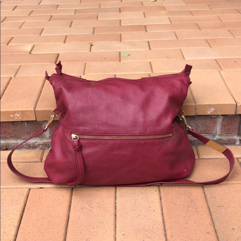 Foley + Corinna red Mid City tote